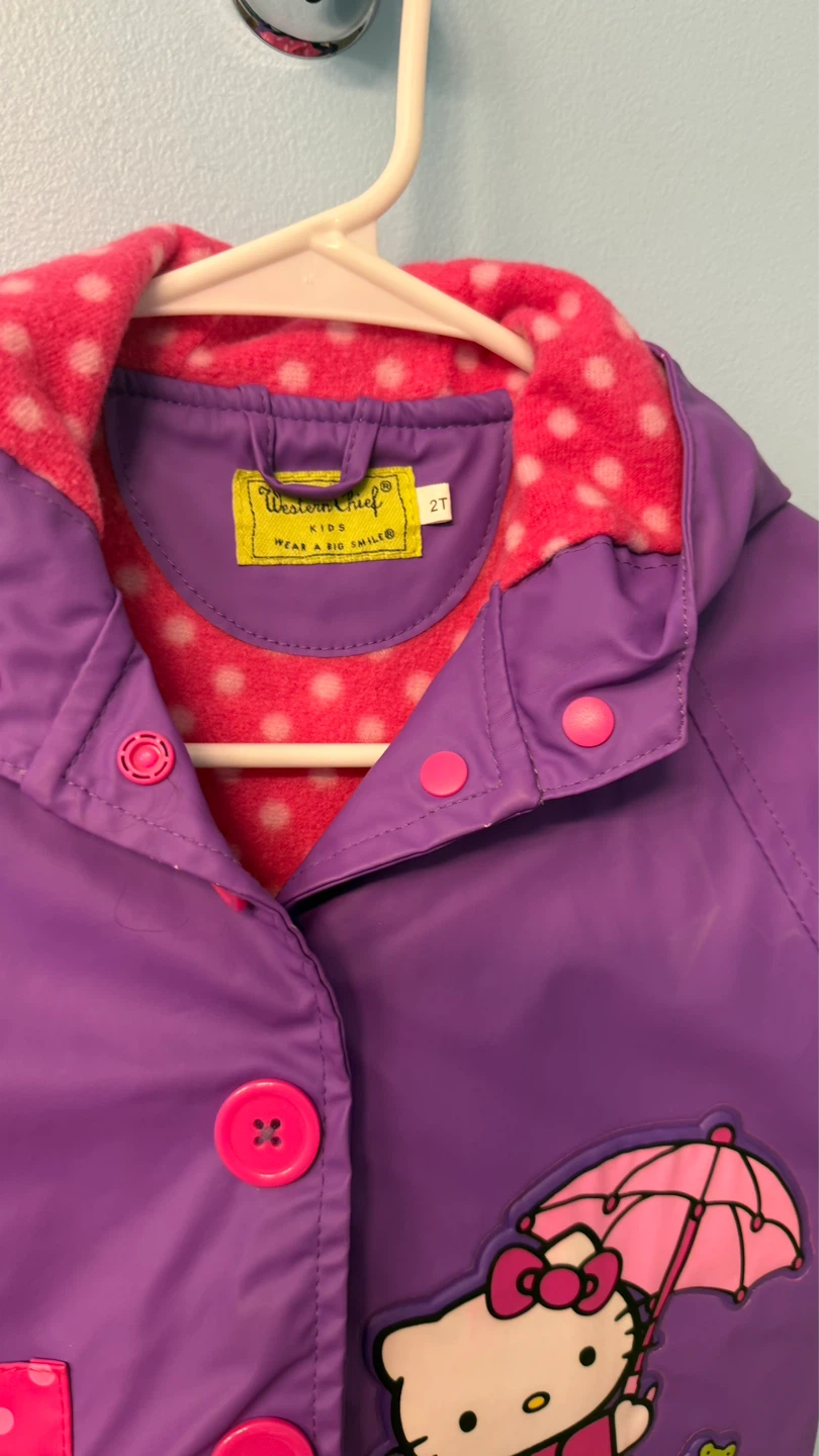 Hello Kitty Kids Rain Jacket Size 2T check more pictures - photo 5