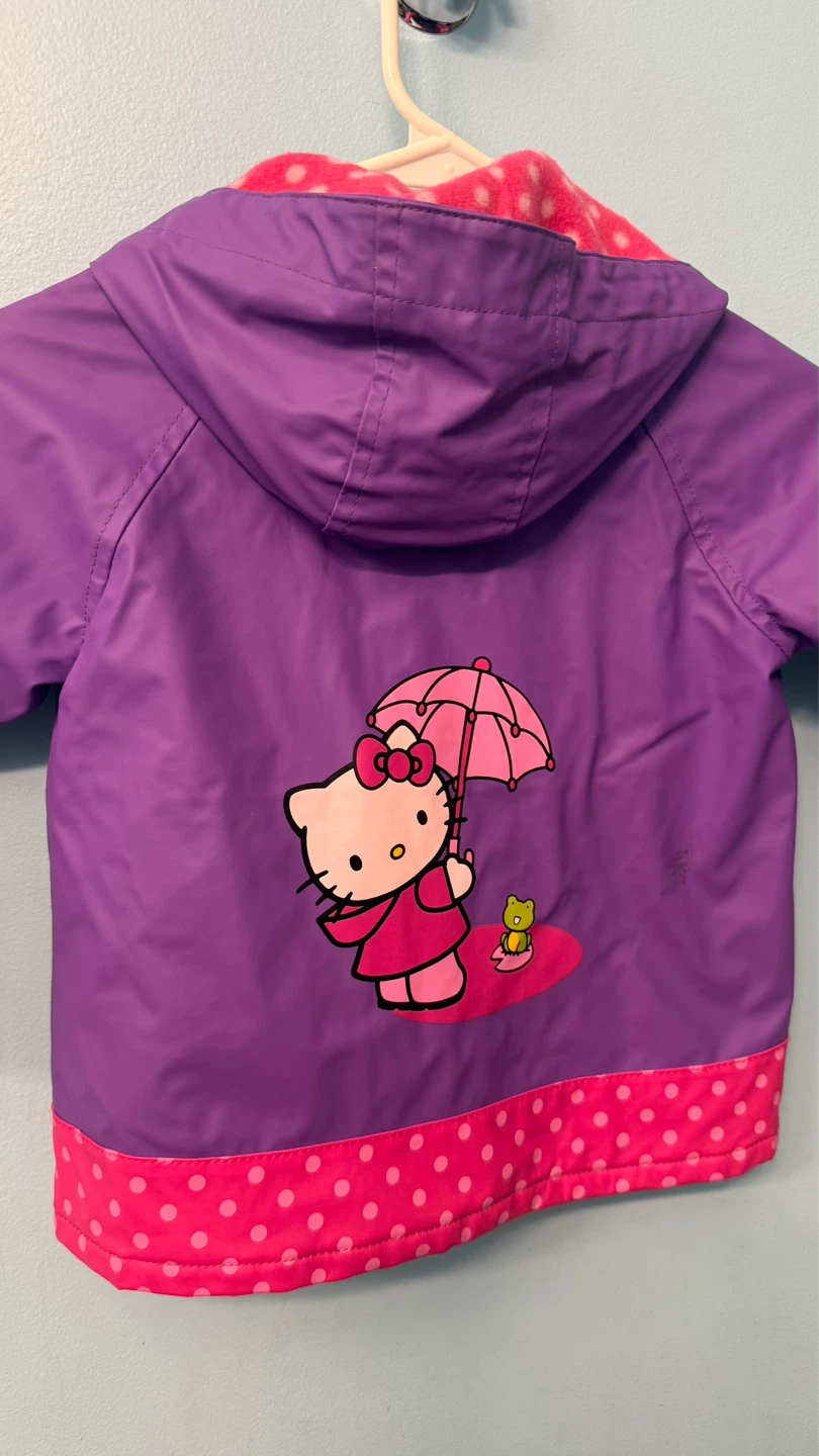 Hello Kitty Kids Rain Jacket Size 2T check more pictures - photo 2