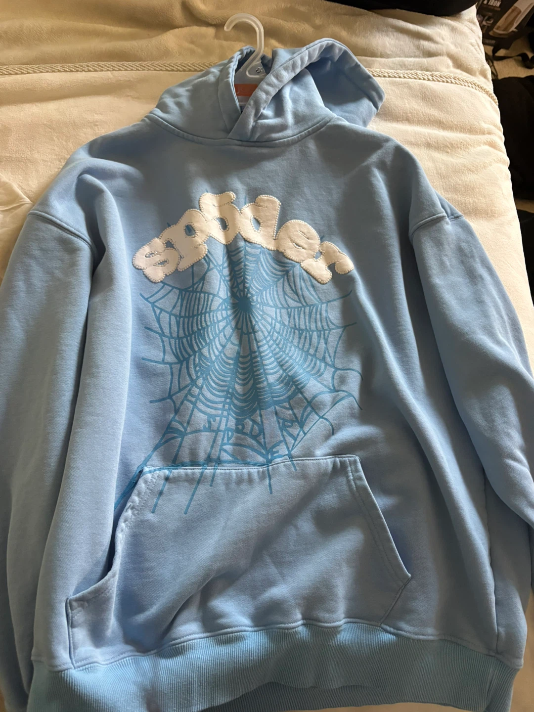 Spider Hoodie - Light Blue