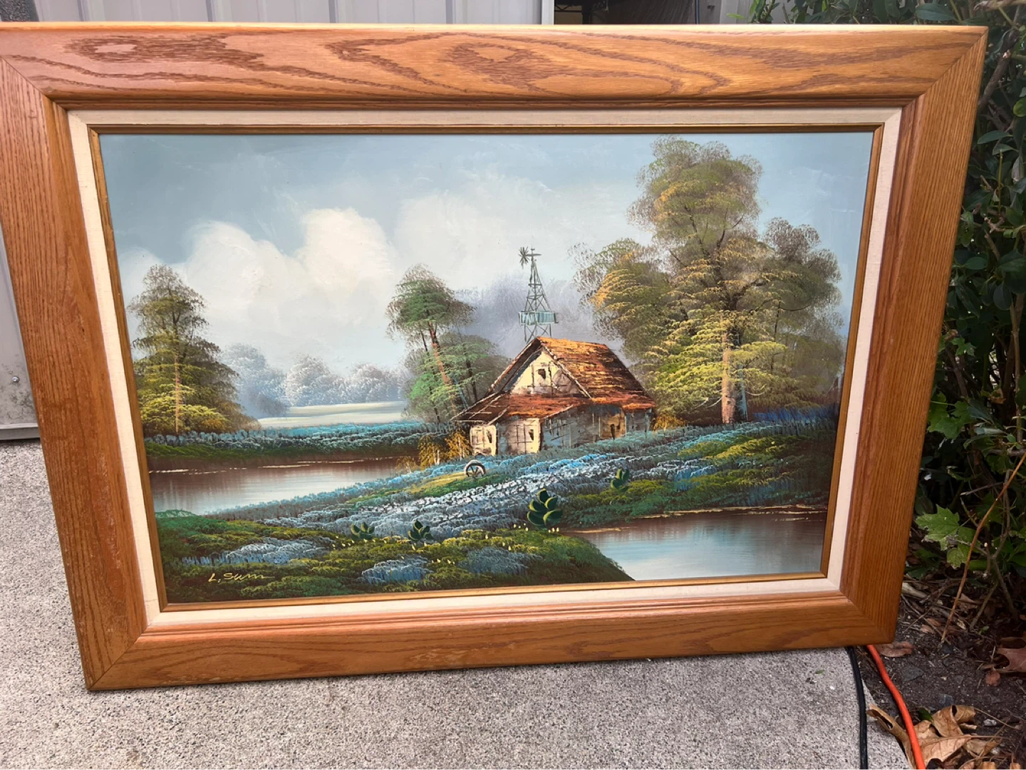 Framed Landscape Painting