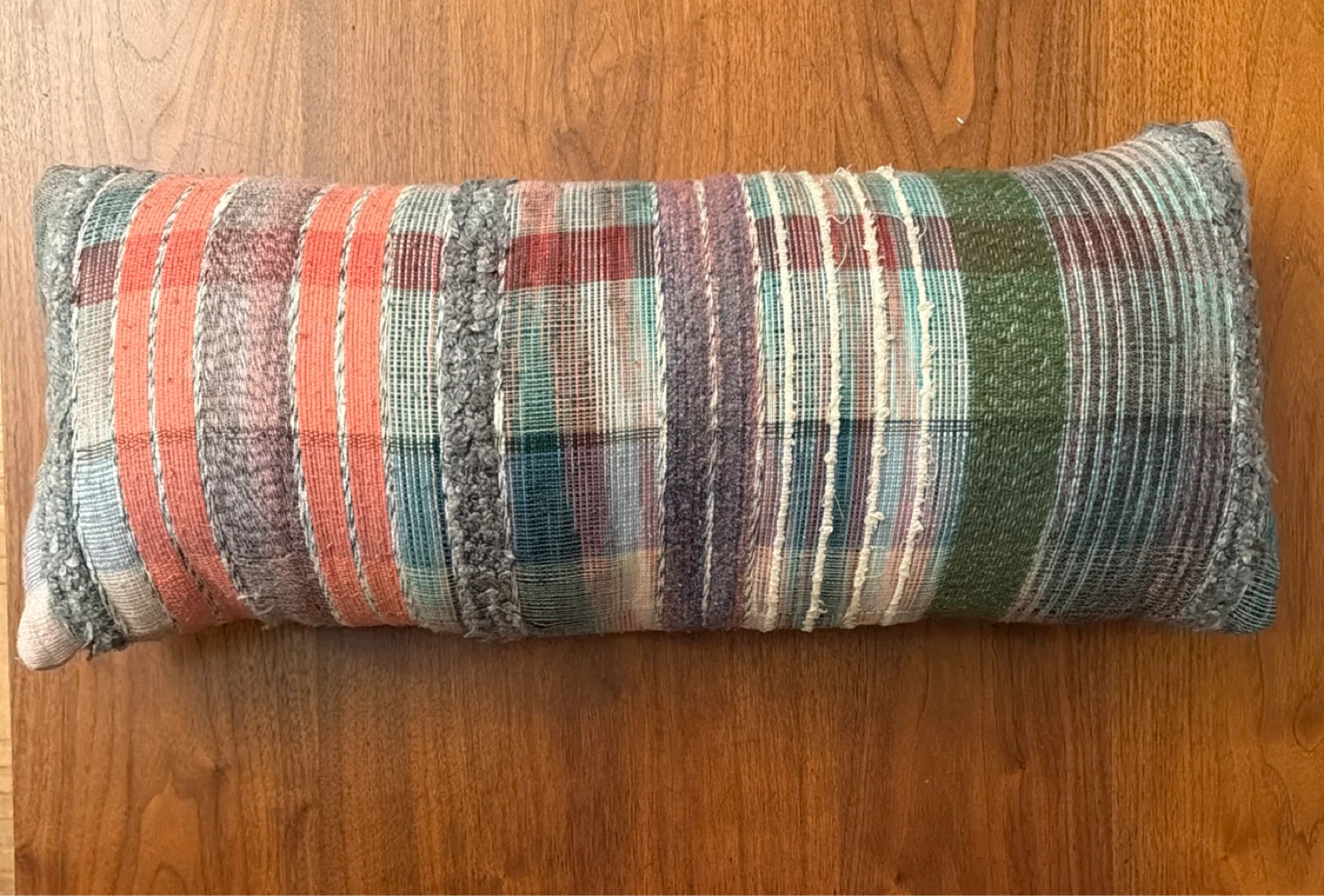 ANTHROPOLOGIE 26” Striped Bolster Pillows