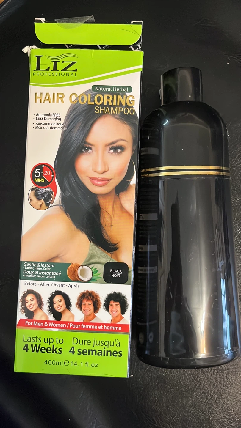 Natural Herbal Hair Coloring Shampoo - Black Noir - photo 3