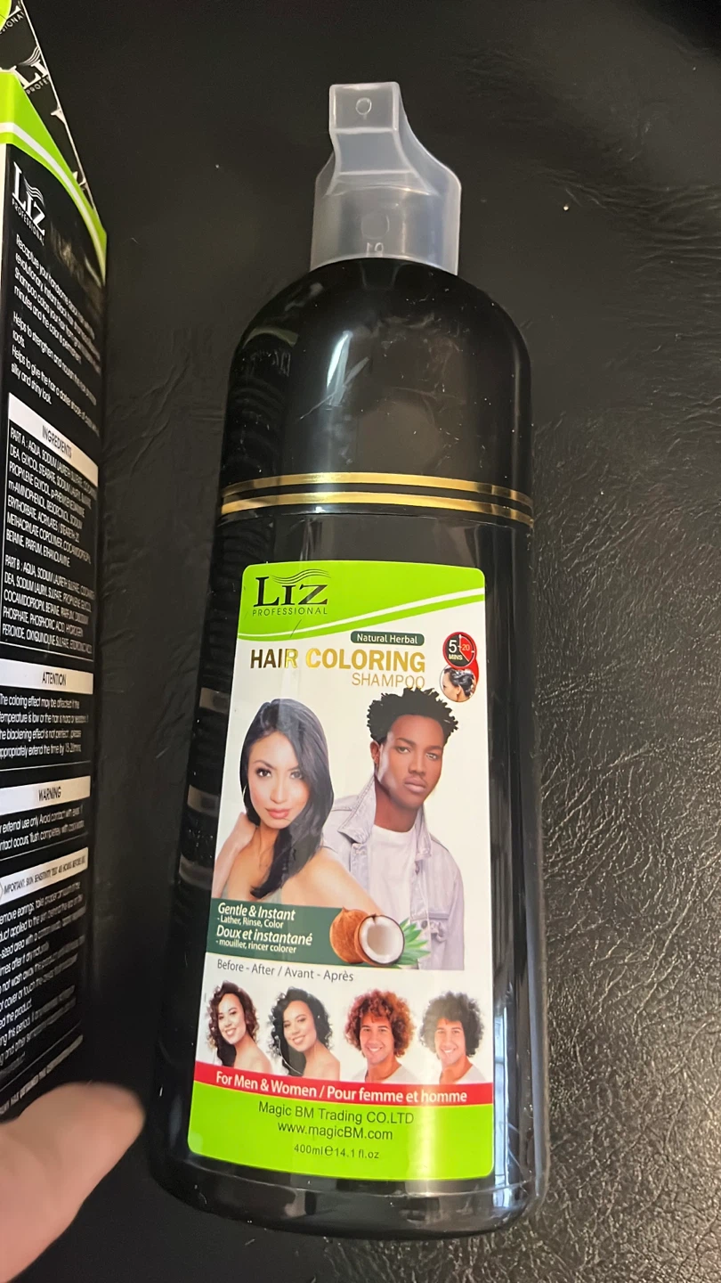 Natural Herbal Hair Coloring Shampoo - Black Noir - photo 5