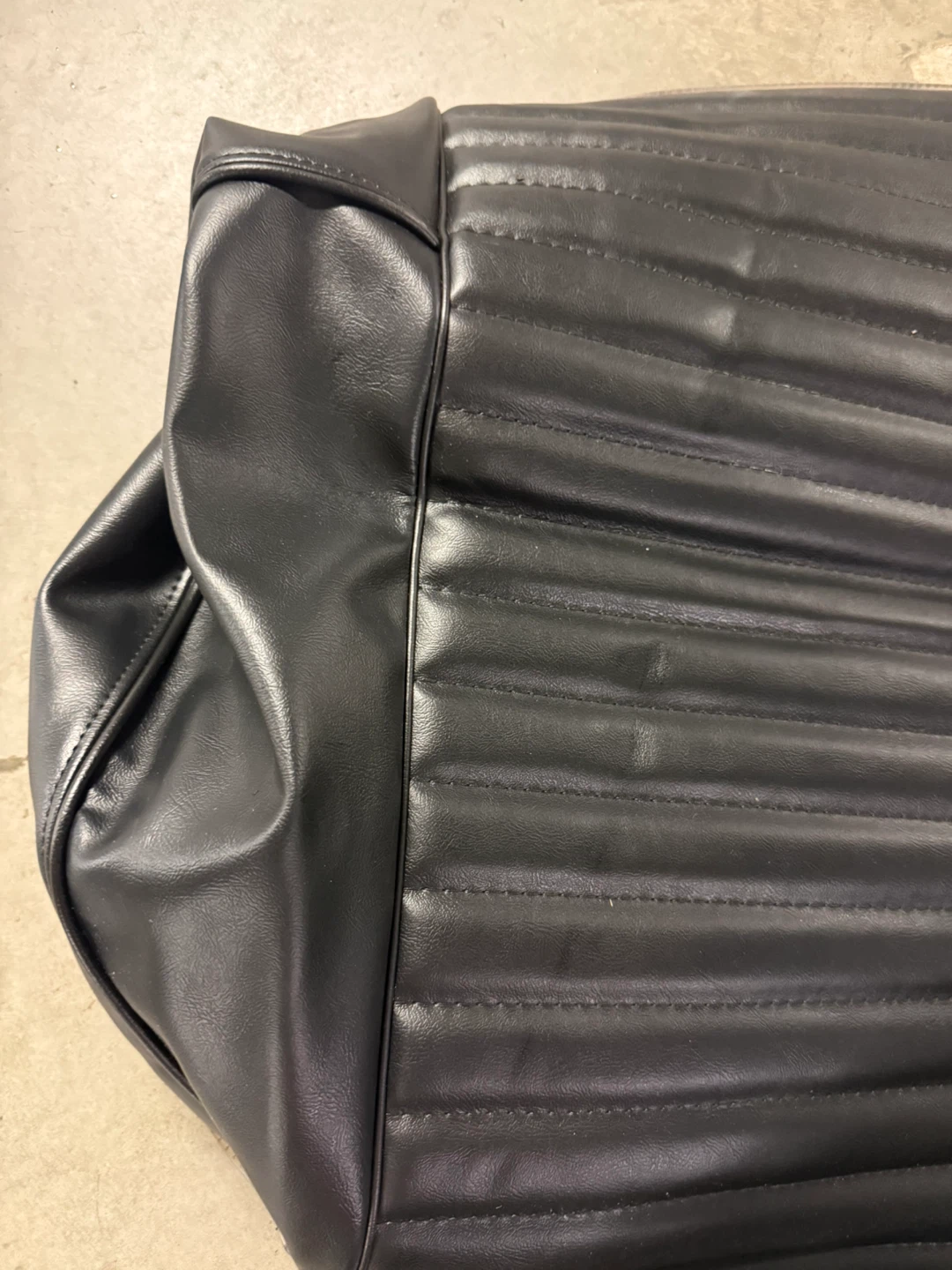 Rear Seat Upholstery Black Mustang 1965-1966 - photo 2