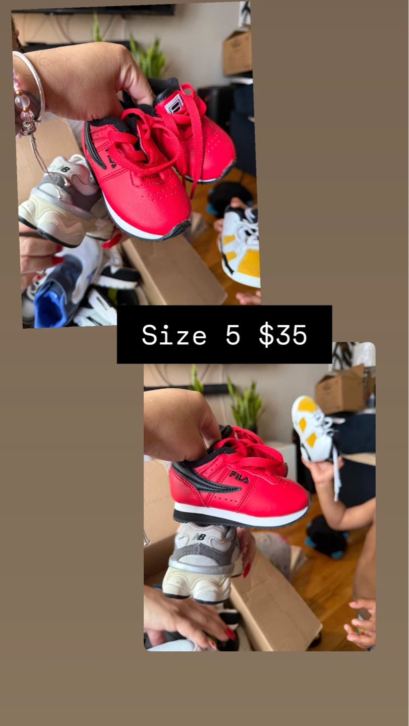 Fila Toddler Red Shoes - Size 5