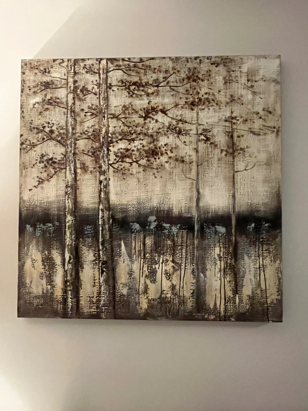 Textured Forest Landscape Wall Art - photo 2
