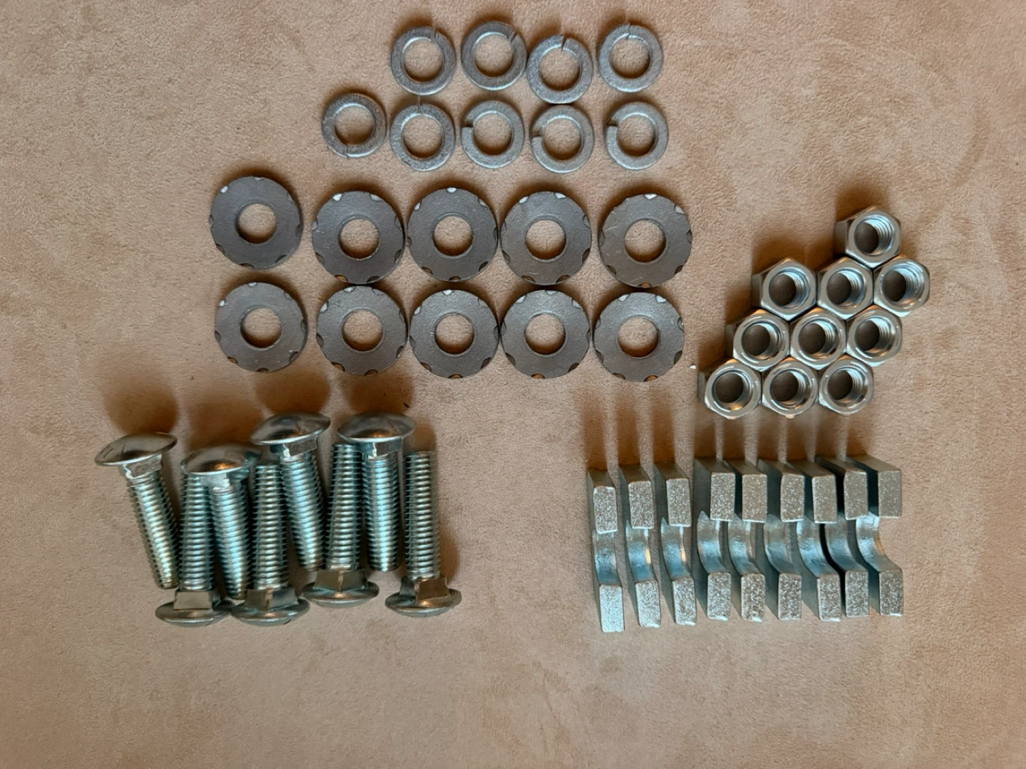 Hardware Assortment: Bolts, Nuts, and Washers