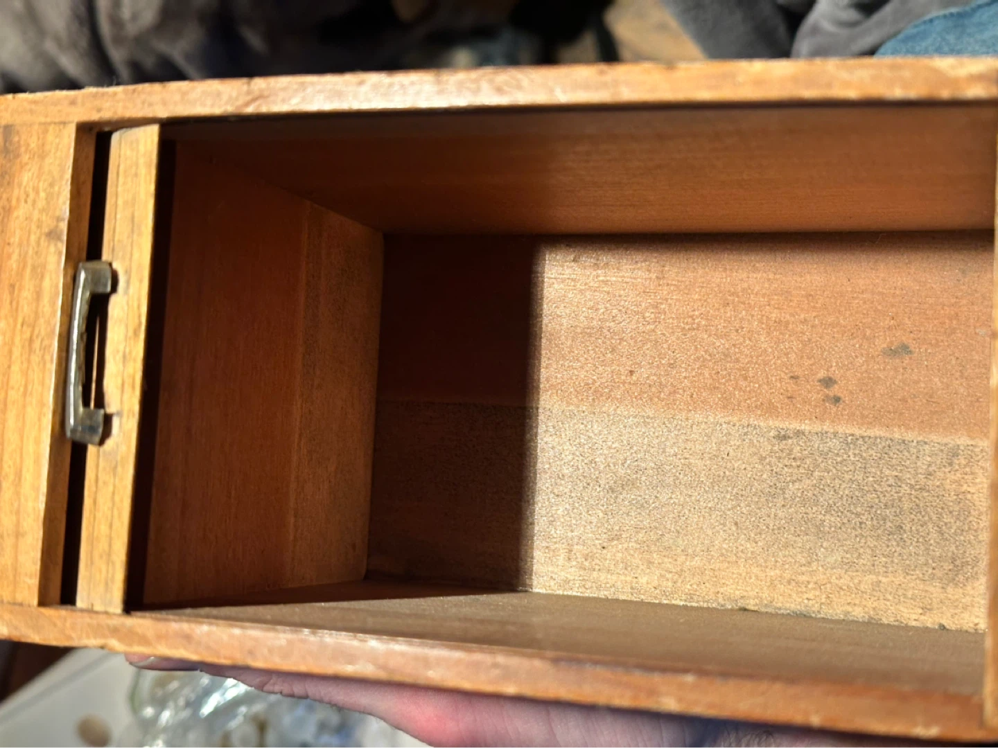 Rare vintage Roll top Recipe Box - photo 4