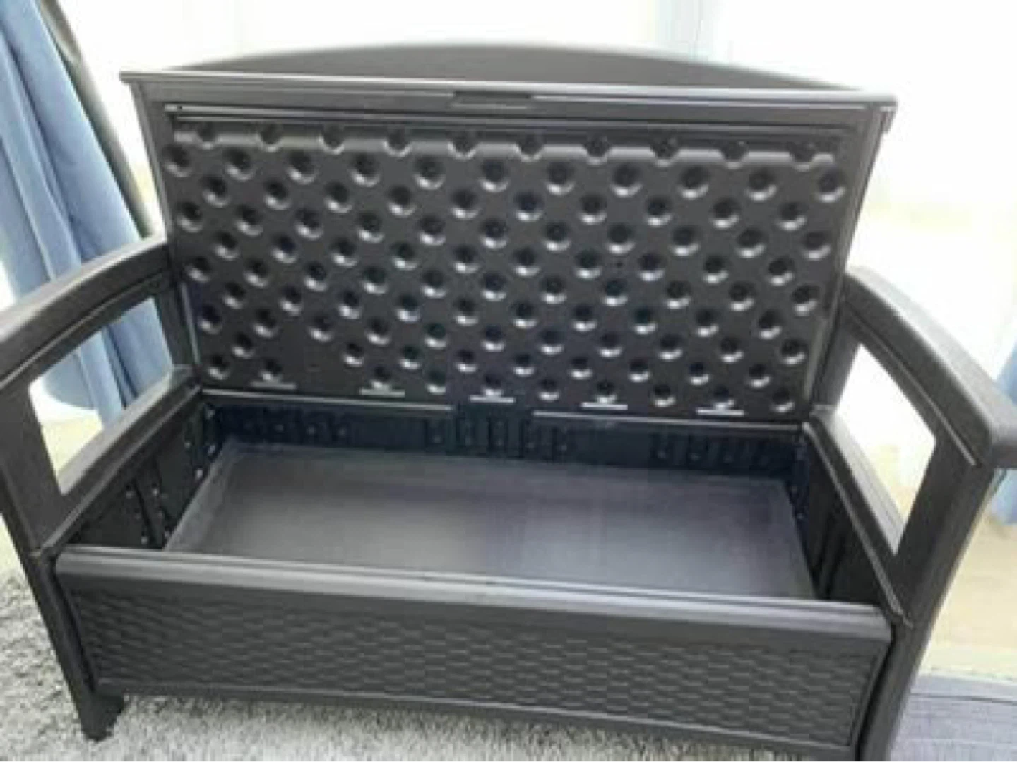 Outdoor Storage Bench with Cushion - photo 2