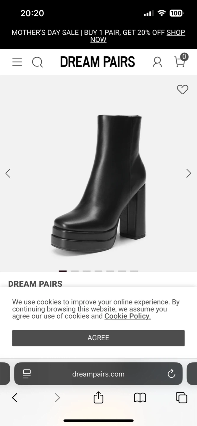 Dream Paris 4 Inch Platform Boots
