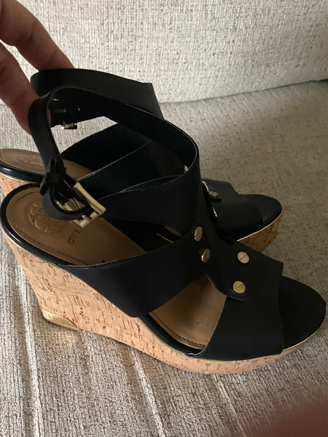 Guess Wedge Sandals, size 8 - photo 3