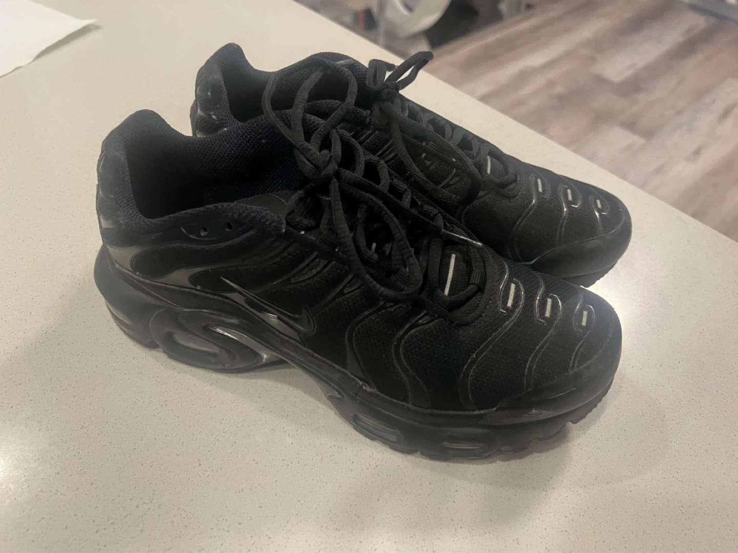 Nike Air Max Plus TN "Tuned Air" Black Sneakers - photo 3