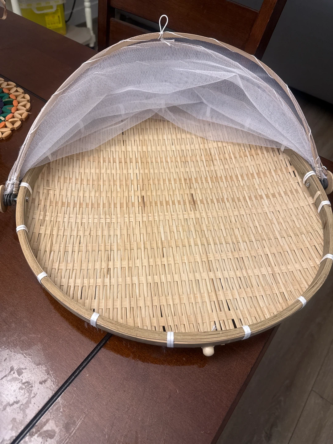 Woven Basket Food Cover