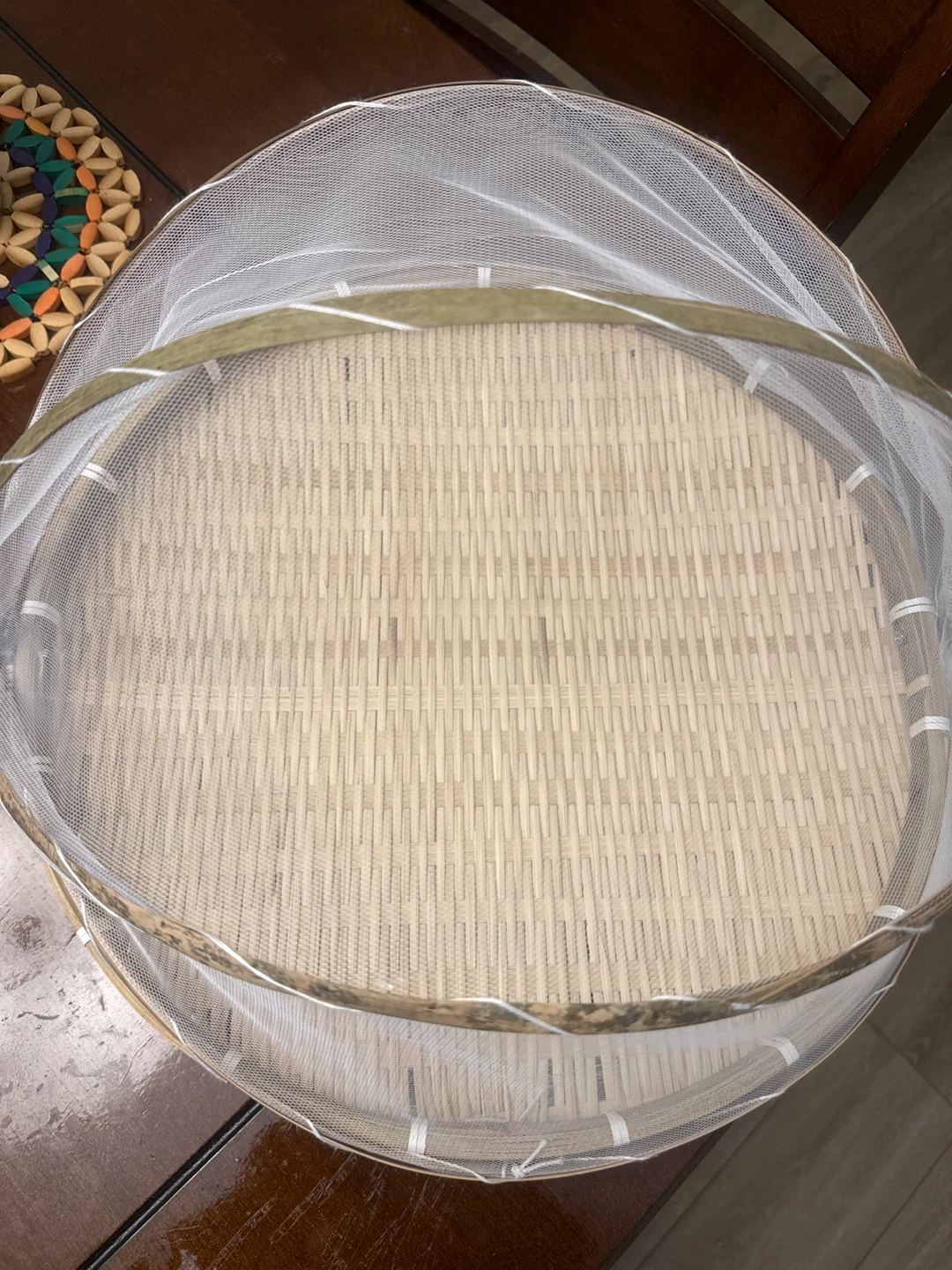 Woven Basket Food Cover - photo 2