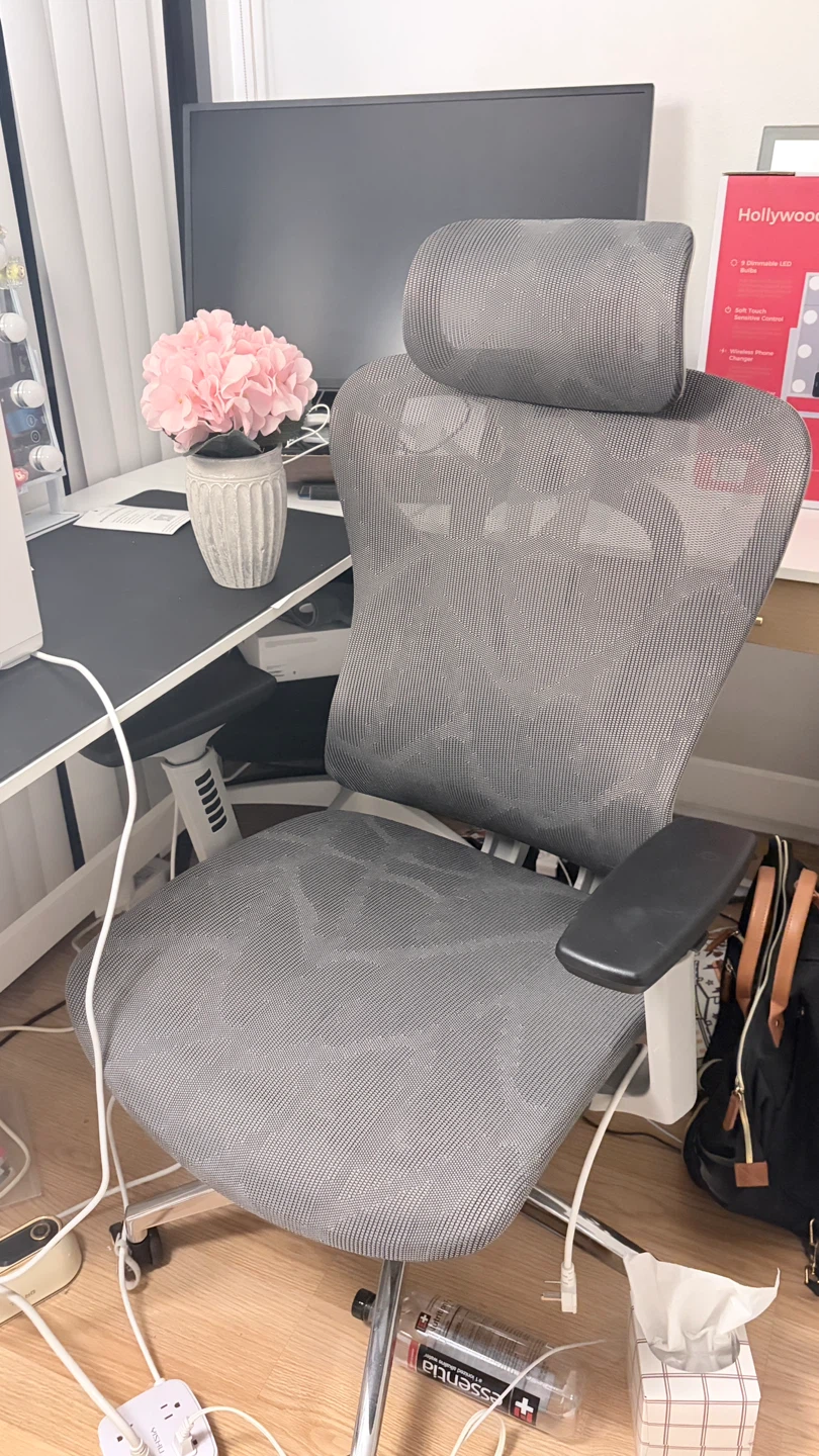 Ergonomic Mesh Office Chair - Gray
