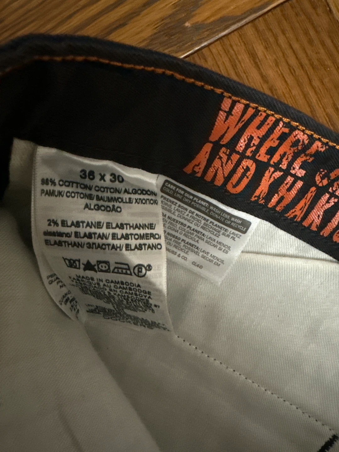 New Dockers 36x30 Black pants - photo 4