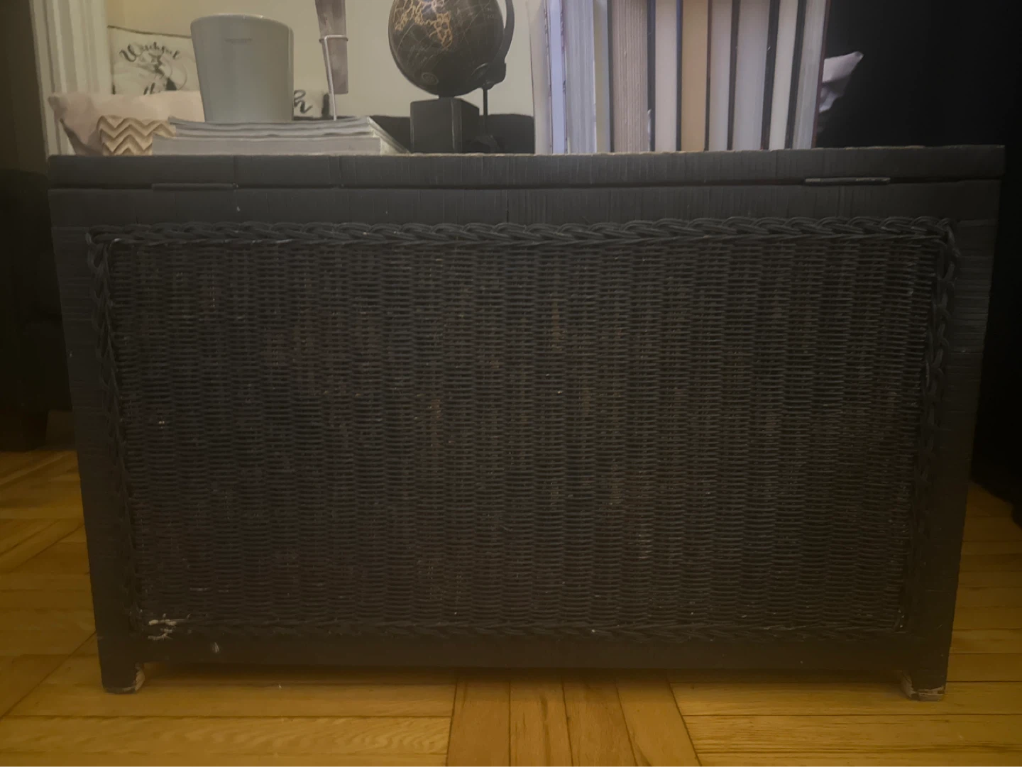 Wicker Storage Chest Trunk