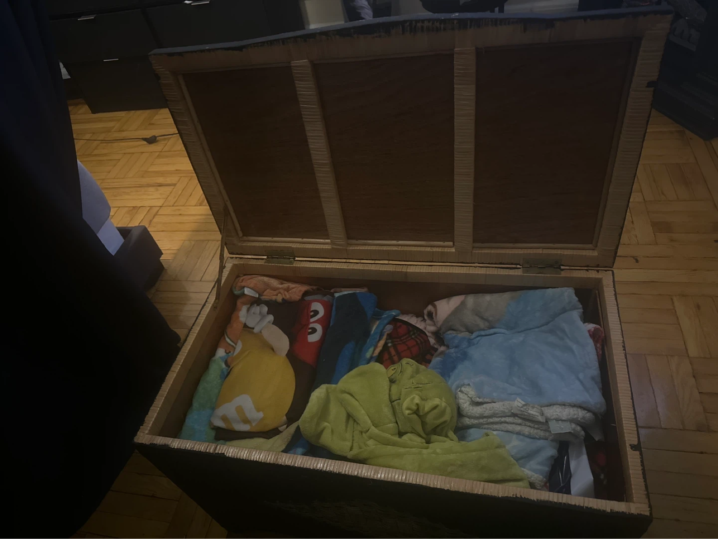 Wicker Storage Chest Trunk - photo 4