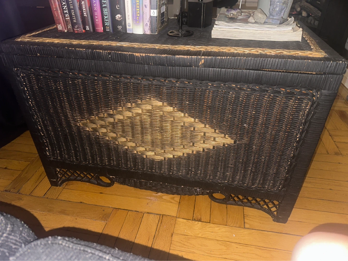 Wicker Storage Chest Trunk - photo 3