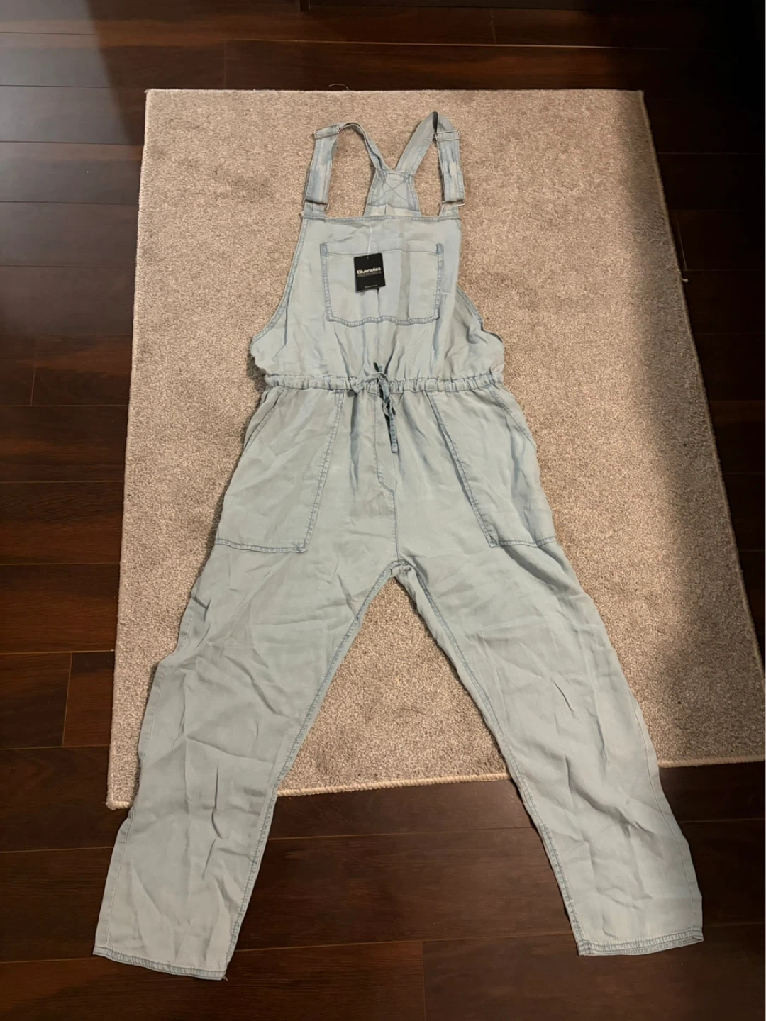 Bluenotes Light Wash Denim Overalls - photo 4
