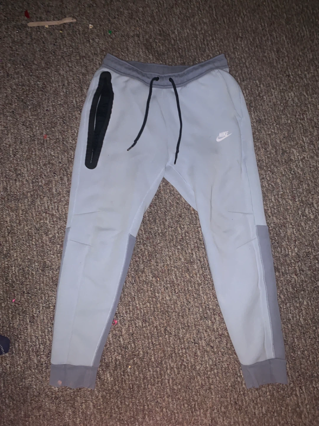 Nike Tech Fleece Joggers Light Blue Size Large
