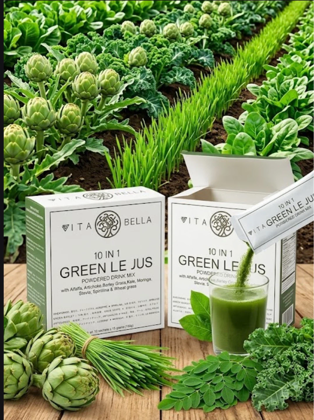 Vita Bella 10 in 1 Green Le Jus Sachets