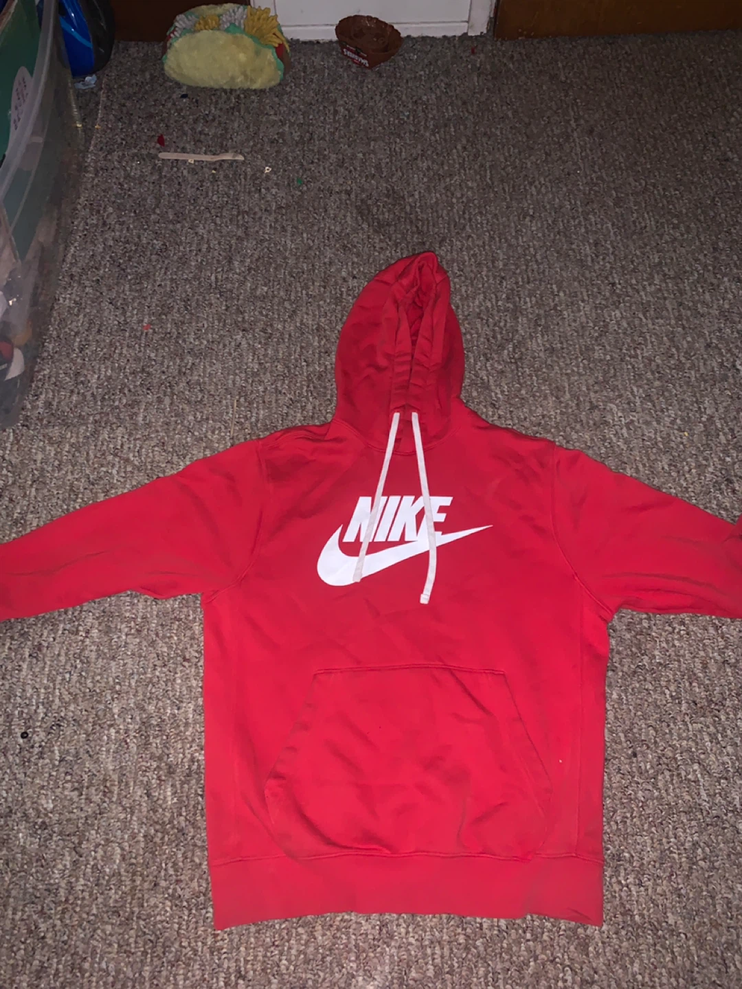 Nike Hoodie Size M Red