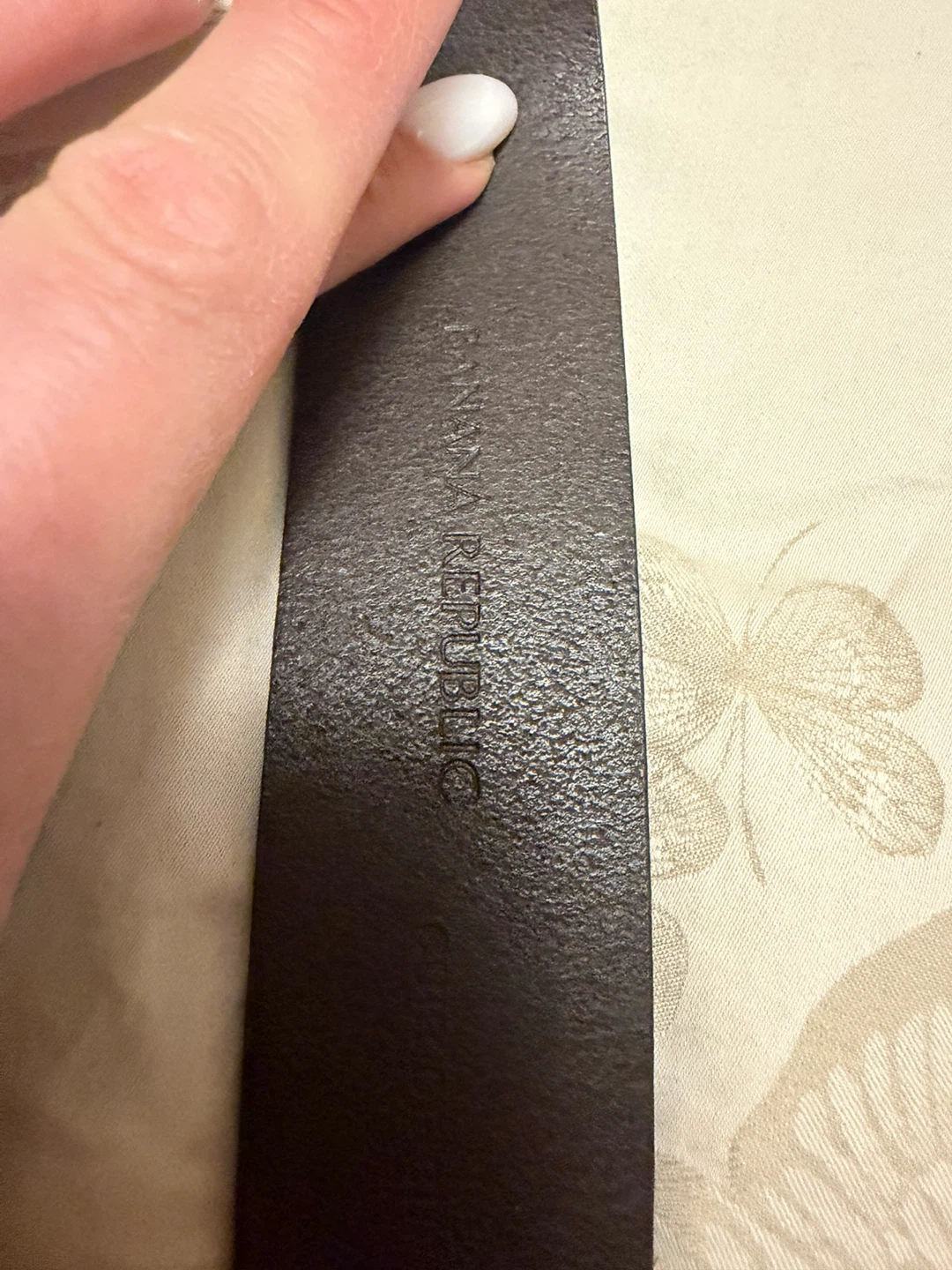 Banana Republic Brown Leather Belt - Size 34 - photo 3