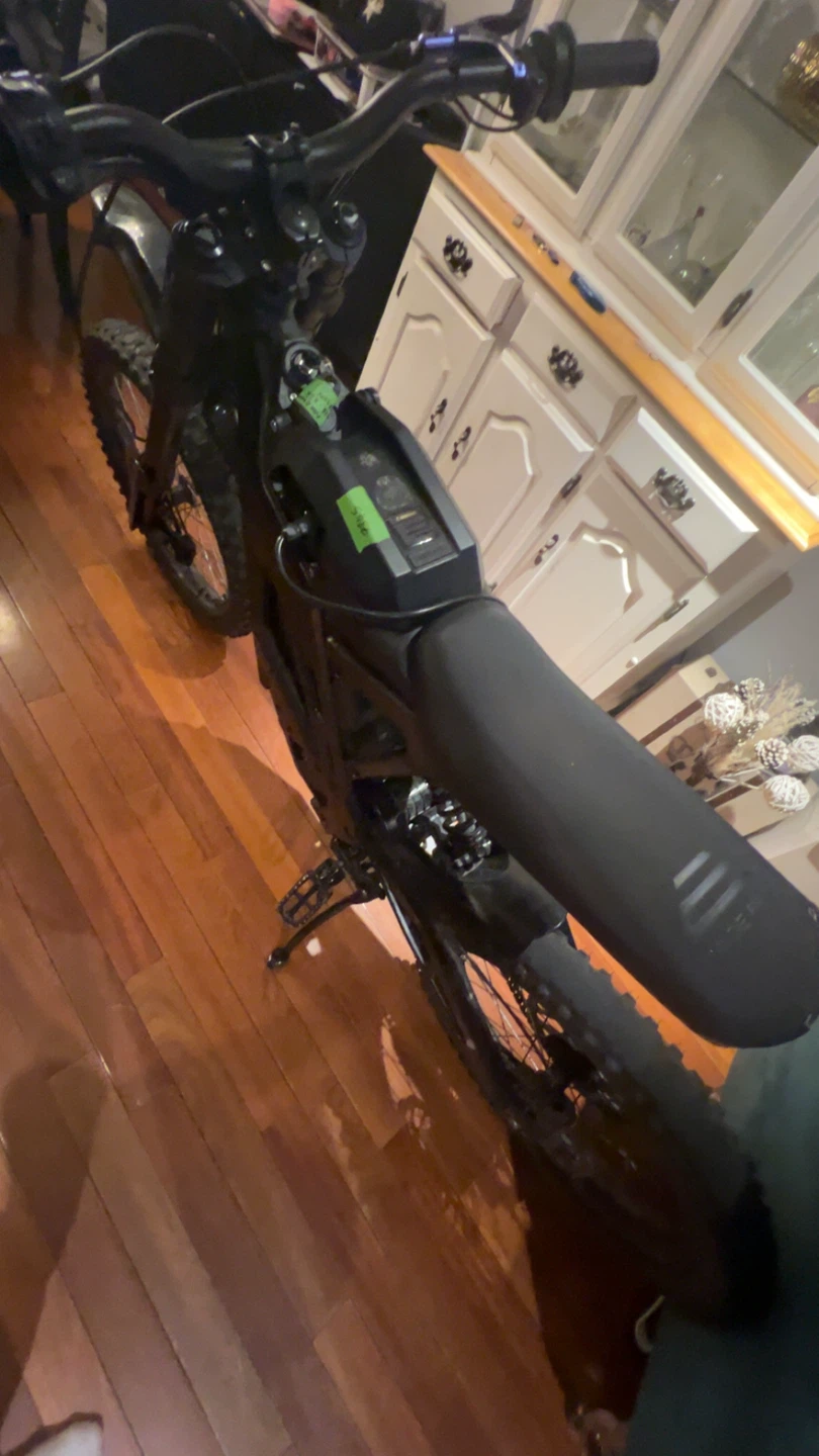 Black Electric Bike