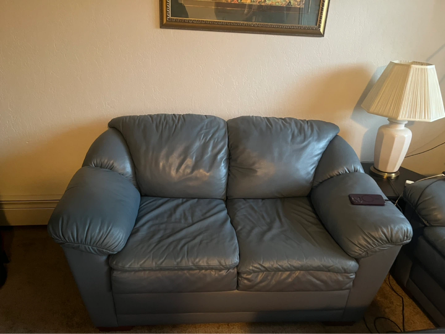 Blue Sofa Set of Two