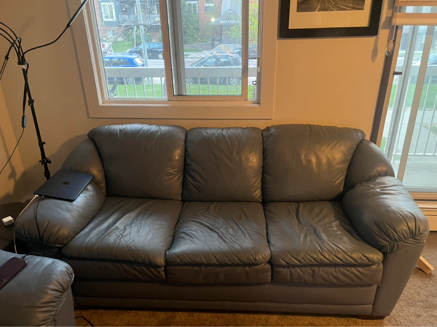 Blue Sofa Set of Two - photo 2