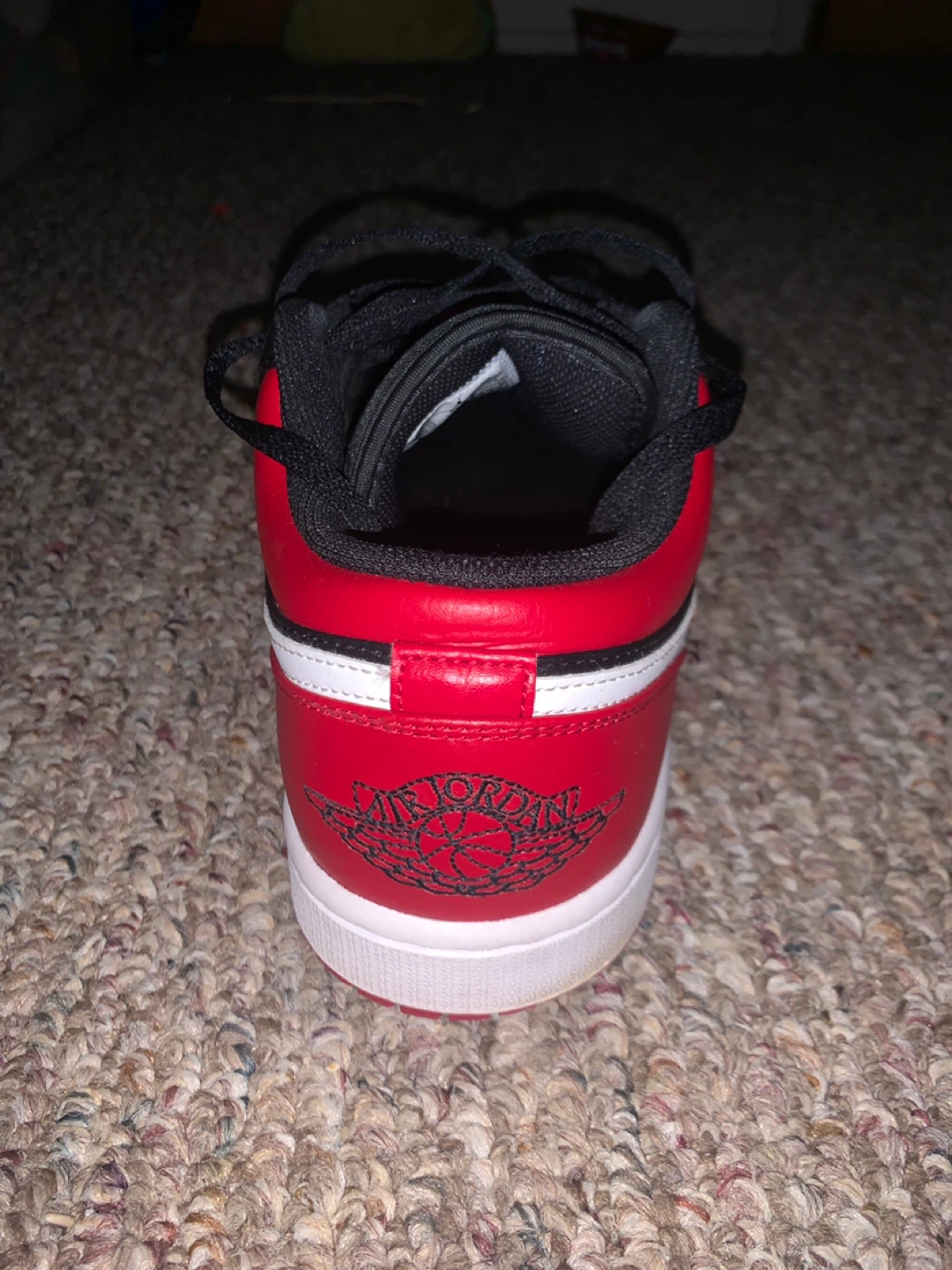 Air Jordan 1 Low SE Black Red White Men's Shoes US 11 - photo 3