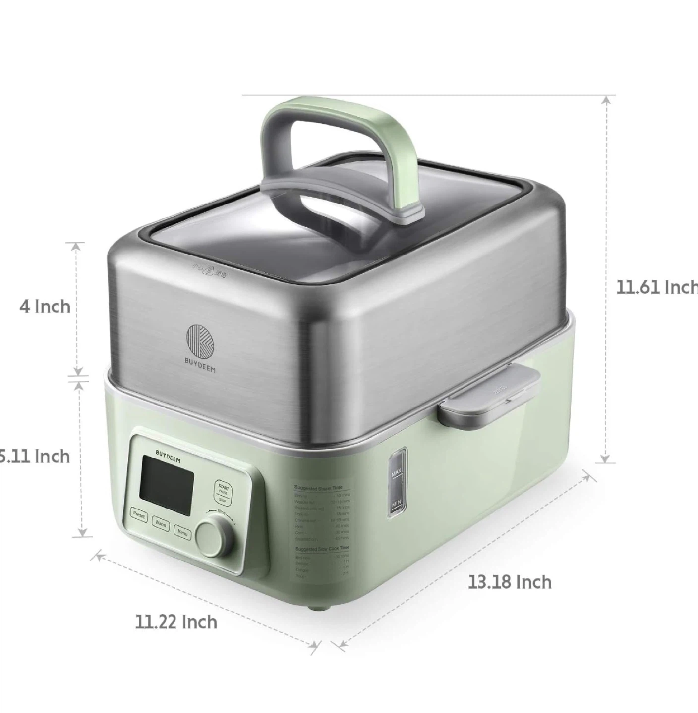 BUYDEEM Electric Food Steamer - photo 3