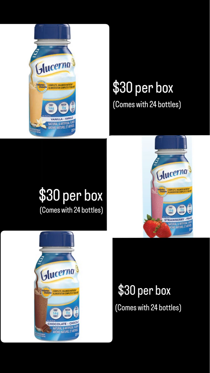 Selling glucerna boxes