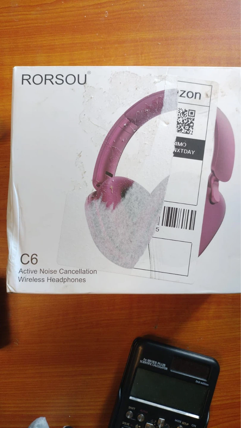 RORSOU C6 Active Noise Cancellation Wireless Headphones
