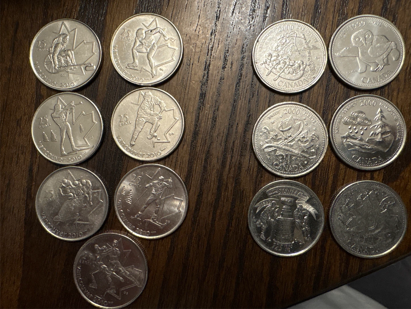 Collection of Canadian Quarters