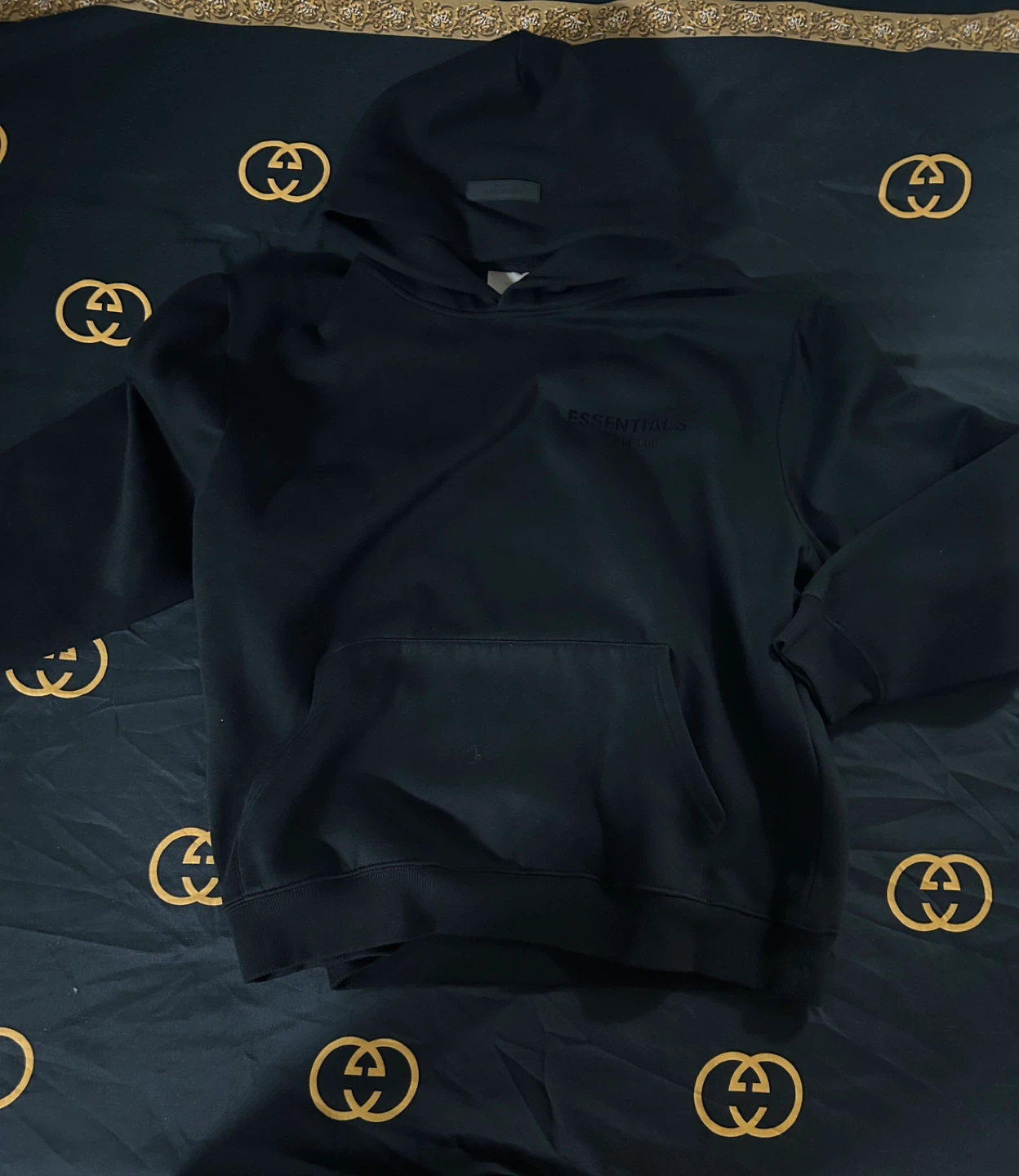 Fear of God Essentials Hoodie Black