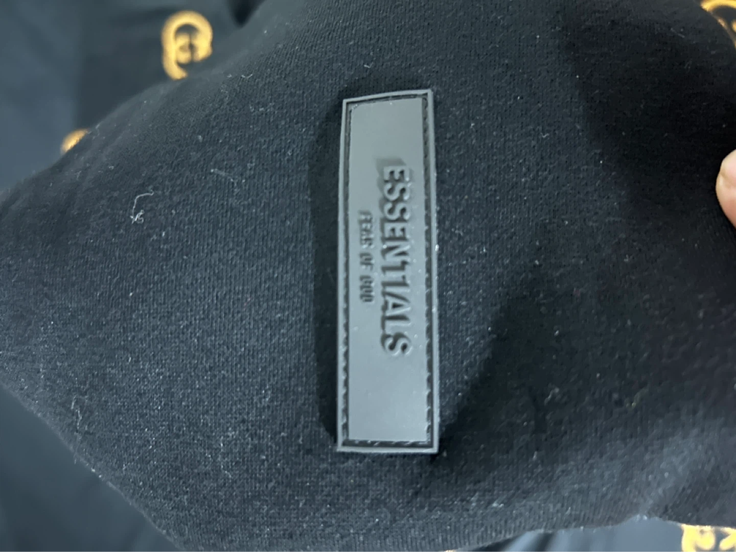 Fear of God Essentials Hoodie Black - photo 5