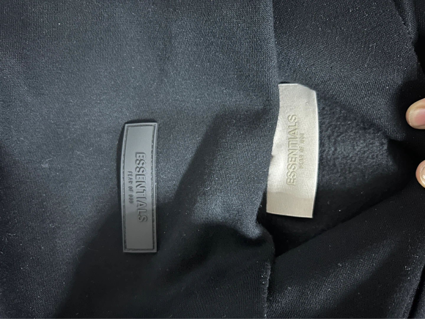 Fear of God Essentials Hoodie Black - photo 4