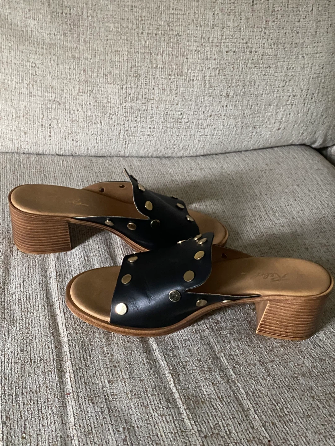 Italian Rebel Studded Slide Sandals Size 7 - photo 5