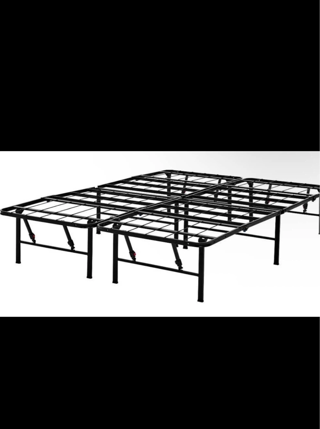 Black Metal Queen Bed Frame