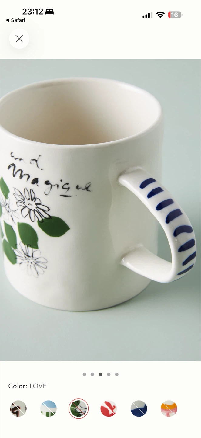 ANTHROPOLOGIE X Hôtel Magique  -  "Love Magic" Mug (NEW) - photo 2