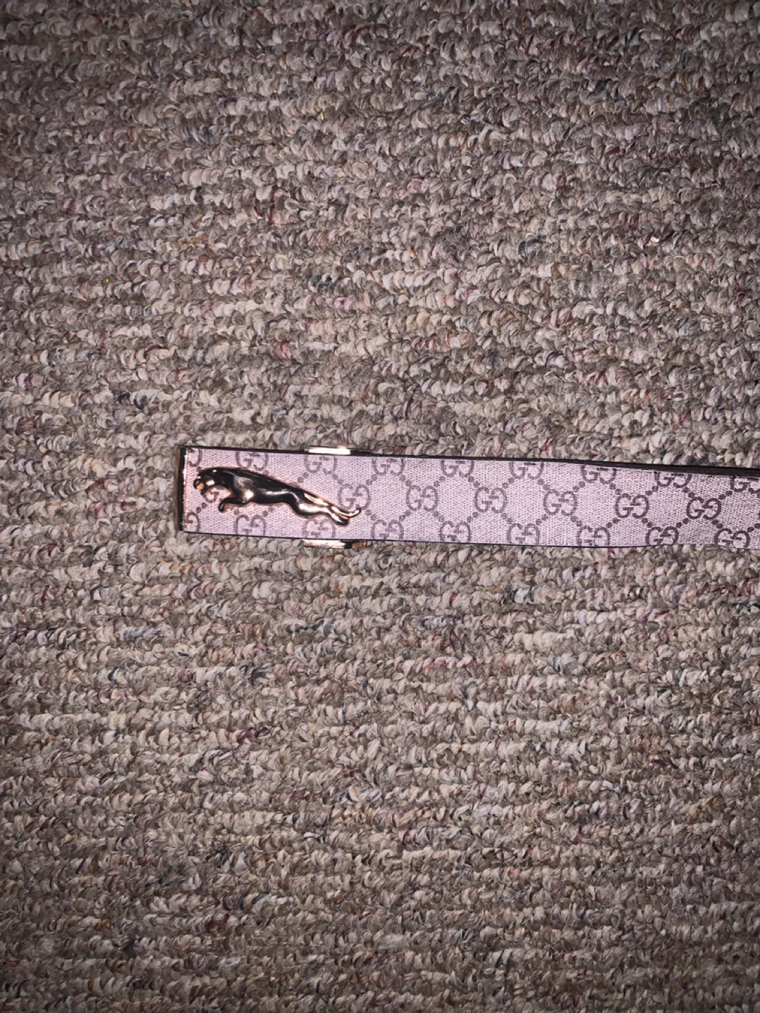 Gucci GG Supreme Snake Belt
