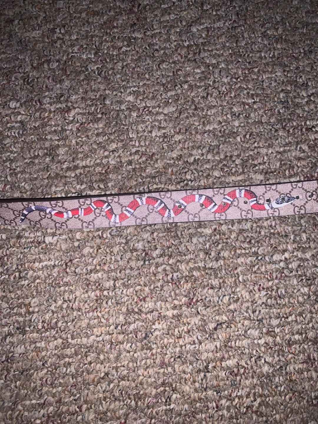 Gucci GG Supreme Snake Belt - photo 2