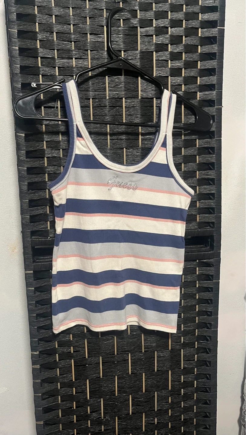 GUESS Striped Tank Top - Size M - photo 2