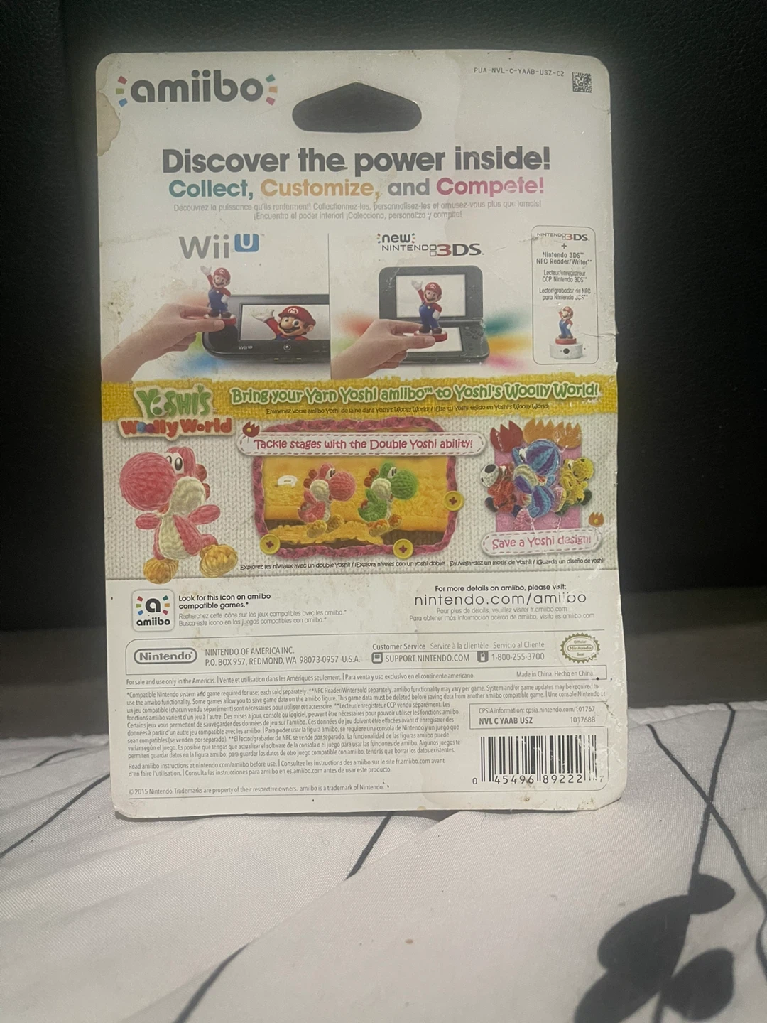 Yarn Yoshi Amiibo - Pink - photo 3