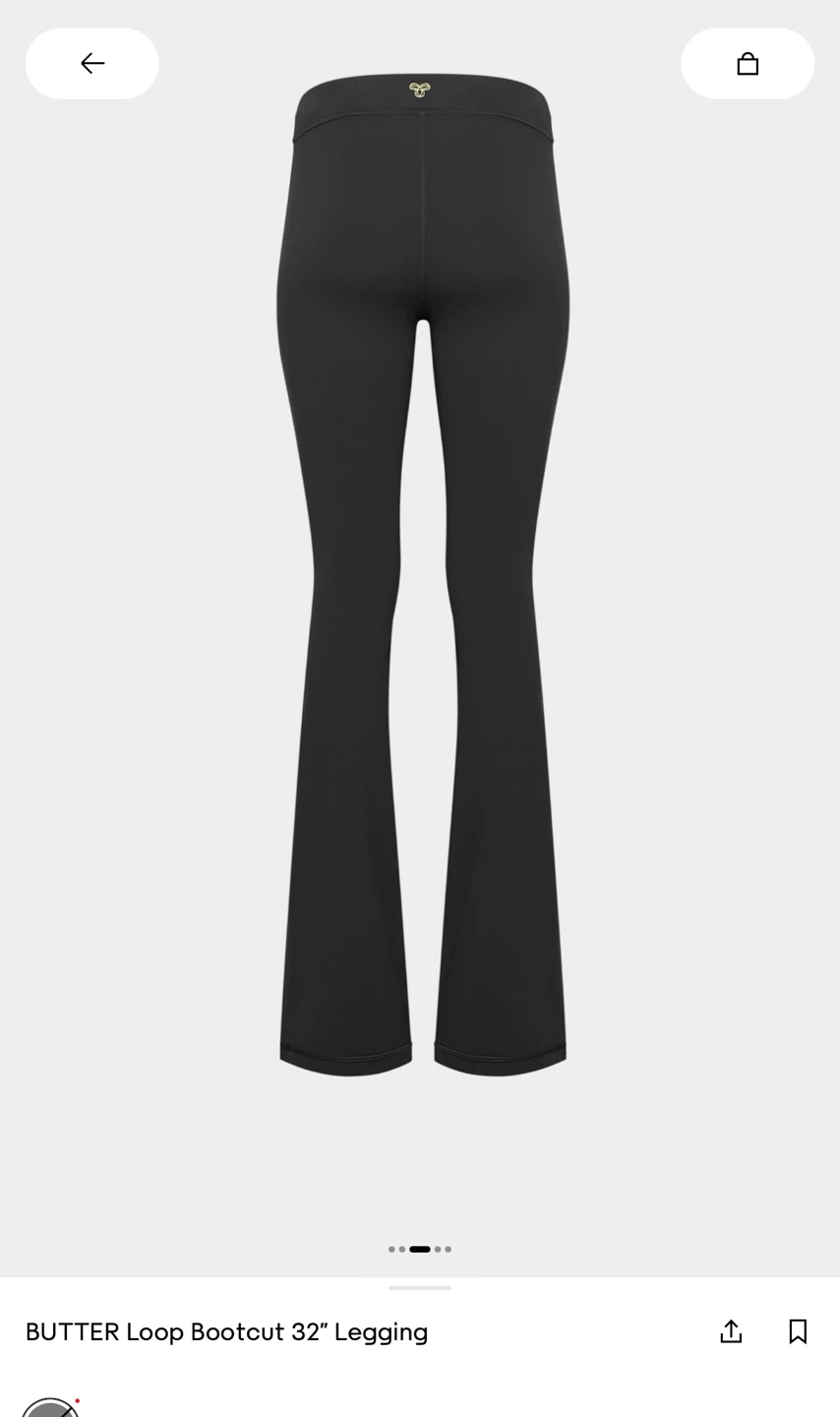 Aritzia BUTTER Loop Bootcut 32" Legging - Black, Size 00 - photo 3