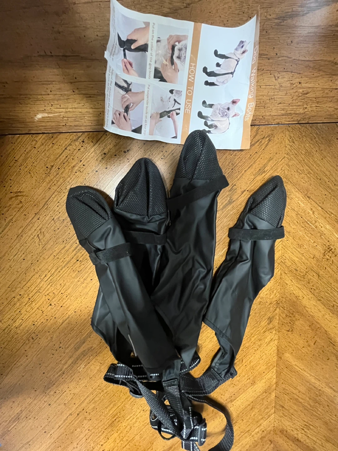 Black Dog Walking Boots - Set of 4 - photo 2