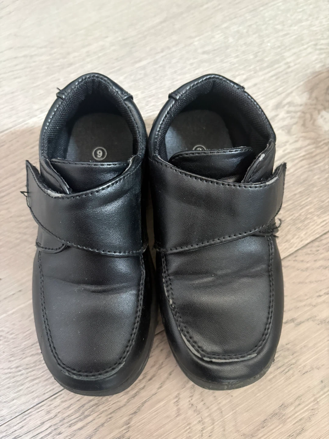 Kids Black Loafers Size 9 - photo 2