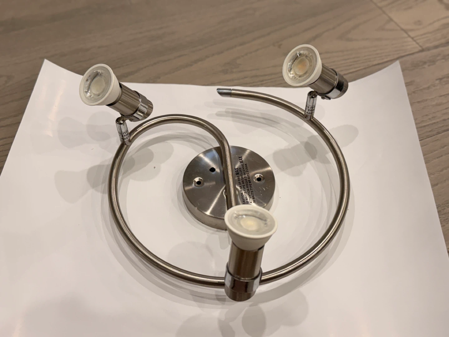 Ascher 3 Lights Spiral LED Light Fixture - photo 5